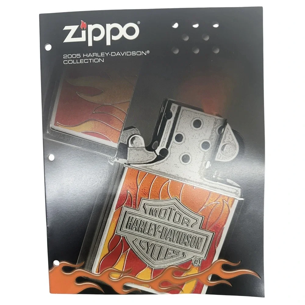 Lot‎ Of 2 Harley Collection 2005 Zippo Lighter Catalog
